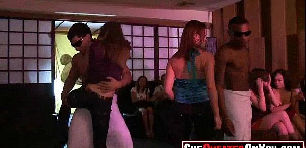  20 Hot milfs at cfnm party caught cheating